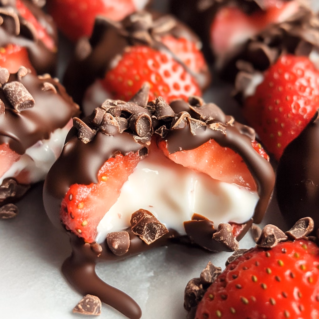 Treat yourself to a delicious blend of flavors with these Chocolate Strawberry Yogurt Clusters! Perfectly balanced, each bite combines creamy yogurt, fresh strawberries, and rich chocolate for a delightful snack. They're easy to make and great for sharing at parties or enjoying as a sweet treat. Save this recipe now to try it out for your next gathering!