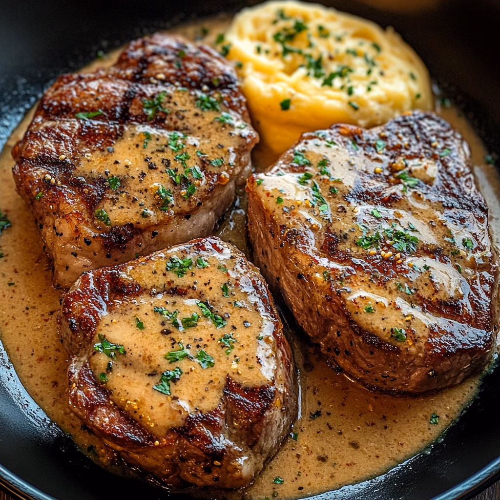 Get ready to tantalize your taste buds with these flavorful Gaelic Irish Steaks! Featuring tender cuts of beef marinated in a rich blend of whiskey and herbs, this recipe delivers a perfect balance of savory goodness. Ideal for family dinners or special occasions, be sure to save this pin for your next culinary adventure!