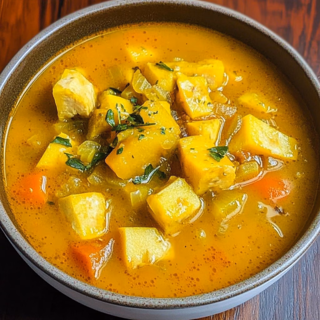 Warm up your day with a delicious bowl of Haitian Squash Soup! This incredible dish features sweet squash, rich spices, and a splash of lime for a balanced flavor. Perfect for cozy family meals or gatherings, this comforting soup will make everyone feel at home. Save this recipe for your next get-together or anytime you need a little comfort in a bowl!