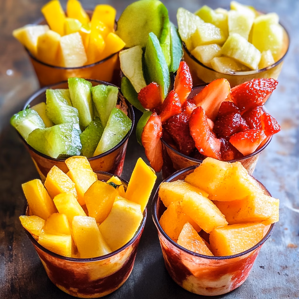 Brighten your day with refreshing Mexican Fruit Cups! Bursting with vibrant flavors from juicy mangoes, tangy pineapple, and zesty lime, this recipe is a perfect snack or dessert for warm days. Packed with nutrition and color, it's ideal for parties, picnics, or just a treat at home. Don’t forget to save this easy recipe for your next gathering!