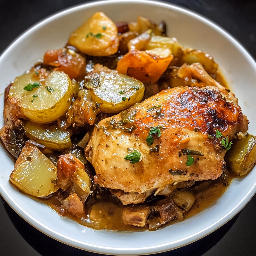 Looking for an easy and delicious meal? This One Pot Irish Chicken is perfect for busy nights! With tender chicken, rich herbs, and hearty vegetables, it’s a complete dish that brings comfort to your table. Save this recipe for a cozy family dinner or a gathering with friends!