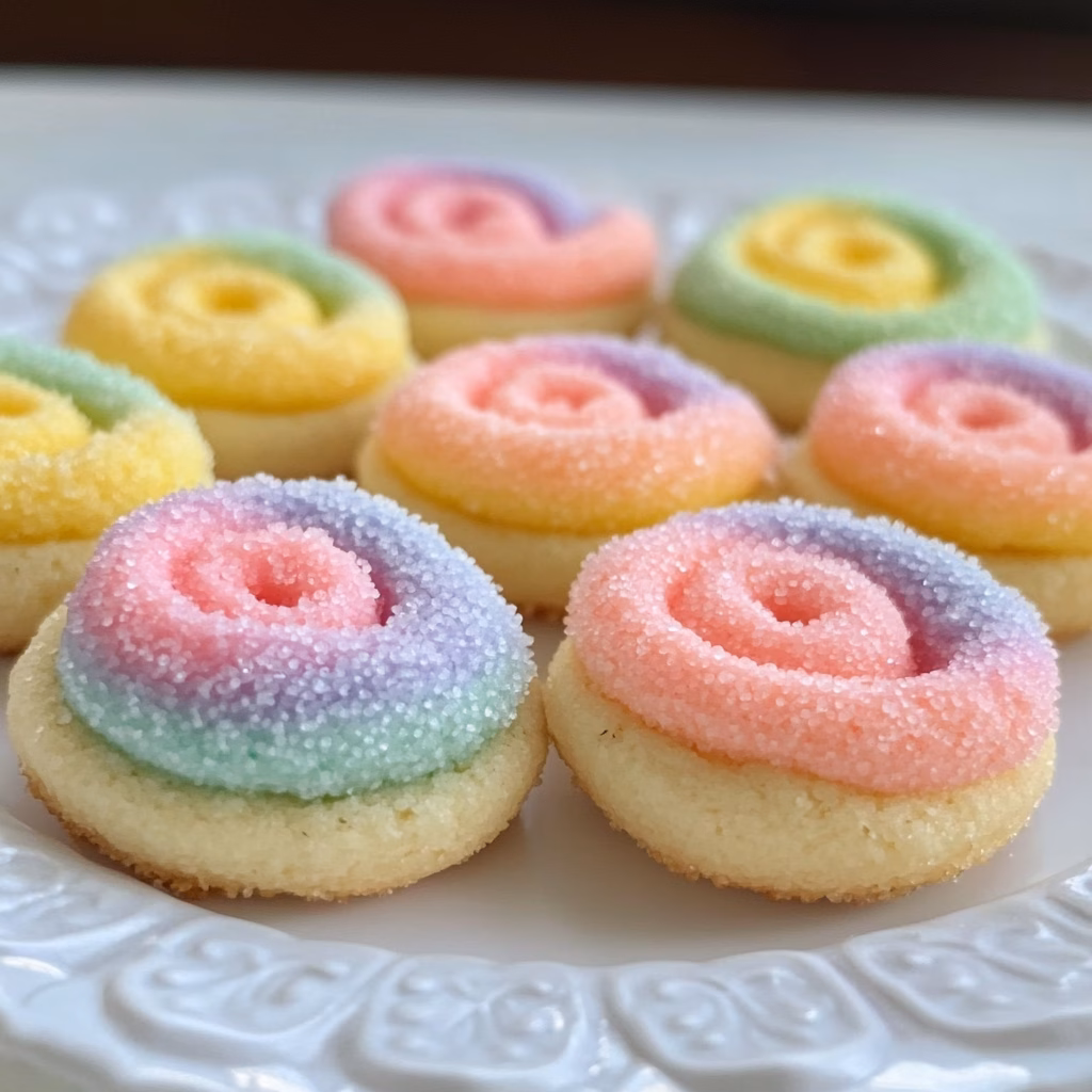 Brighten your day with these delightful Pastel Thumbprint Cookies! With their soft texture and flavorful fruit jams at the center, they're perfect for any occasion, from tea parties to holiday gatherings. These cookies are not only easy to make but also visually charming. Save this recipe to impress your family and friends with a sweet treat that looks as good as it tastes!
