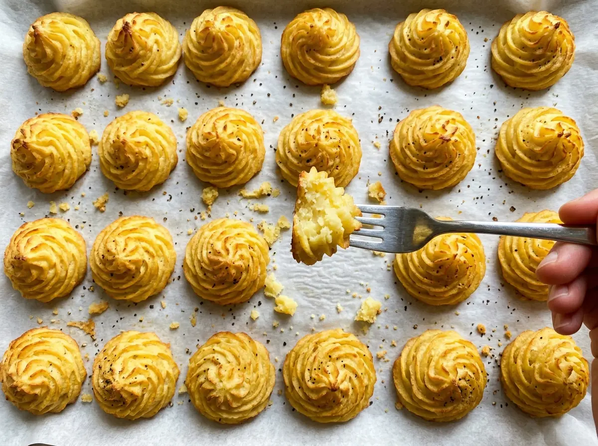 Duchess Potatoes golden crisp ridges